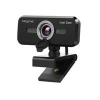 Creative Live! Cam Sync 1080p V2 Full HD Wide Angle USB Webcam with Automatic Mute and Noise Cancelling, Built-in Dual Microphone for Zoom, Skype - 1999/-