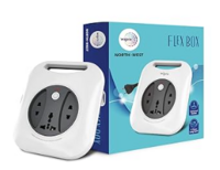 Wipro Flex Box with Universal Socket and 4 meter long cord