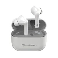 Portronics Harmonics Twins S6 TWS Earbuds with 50Hrs Playtime, Auto ENC, Quad Mics