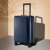 Small Cabin Suitcase (55 cm) - Dunes Hard-Sided Polycarbonate Cabin Purple 20 inch|55cm Trolley Bag - Purple