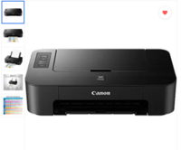 Canon PIXMA TS207 Single Function Color Inkjet Printer  (Black, Ink Cartridge)