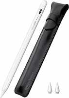 Amazon Basics Stylus Pen for Touch screens | iOS | iPad (iPad 6/7/8/9/10, iPad Pro 11" (All Generations), iPad Pro 12.9" (3rd/4th/5th/6th), iPad Mini 6th/5th Gen, and iPad Air 3rd/4th/5th Gen) | WhiteAmazon Basics Styl