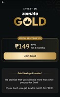 Zomato Gold at 149rs for 3months (User Specific)