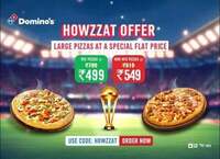 Any Large Pizza @ Rs.499/549 (Veg And Non-veg)