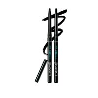 Lakme Eyeconic Black Kajal 0.35 g (Combo Pack of 2) Matte Kohl Liner in a Twist Up Pencil - Waterproof
