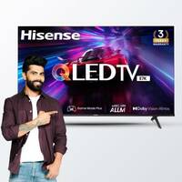 Hisense E7K 108 cm (43 inch) QLED Ultra HD (4K) Smart VIDAA TV With Dolby Vision and Atmos  (43E7K)