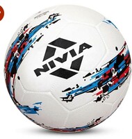 Limited-time deal: Nivia Storm Football | Rubberized Moulded | Suitable for Hard Ground Without Grass | Training Ball | Soccer Ball | for Men/Women | Football Size - 5 (White)