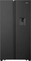 Hisense 564 L Frost Free Side by Side Inverter Technology Star Refrigerator  (Black, RS564N4SBNW)