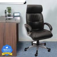 Flipkart Perfect Homes Revolving High Back | Ergonomic | Home & Office | Leatherette Office Executive Chair 