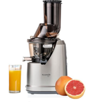 Kuvings B1700 Dark Silver Professional Cold Press Whole Slow Juicer, Patented JMCS Technology for 10% More Juice, All-in-1 Fruit & Vegetable Juicer,12 Years warranty,Home Service Across India (Dark Silver Juicer)