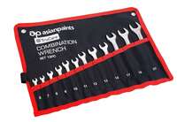 Asian Paints TruCare 12-in-1 Pcs Combination Jaw Spanners Wrench Set with a cloth organiser | Carbon Steel with Rust & Corrosion Resistant Chrome Plating 