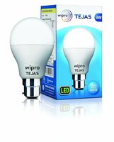 Wipro Tejas Base B22 9-Watt LED Bulb (Cool Day Light)