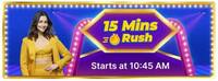 Flipkart 15 Mins Rush Sale [9th October]  Time: 10:45 AM to 11:00 AM