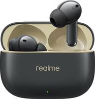 realme Buds T300 with 12.4mm Driver, 30dB ANC, 360 Spatial Audio and 40 hours Playback Bluetooth Headset  (Stylish Black, True Wireless)
