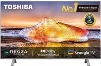 TOSHIBA C350MP 108 cm (43 inch) Ultra HD (4K) LED Smart Google TV 2023 Edition with Dolby Vision Atmos and REGZA Engine  (43C350MP)