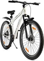 Urban Terrain BOLT UT5000S Steel MTB-Disc Brakes, and Mobile Tracking App Tracking 27.5 T Mountain Cycle  (Single Speed, White)