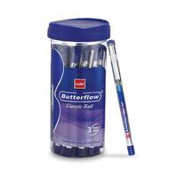 Cello Butterflow Classic Blue Ball Pen| Jar Of 20 Units @172.