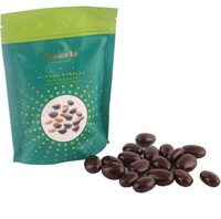 Chokola Almond Marbles -Vegan Dark Chocolate | Roasted California Almonds Coated with 100% Couverture Dark Chocolate | 100 Gram 
