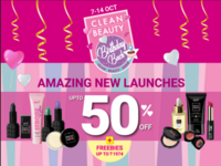 IBA Cosmetics Clean Beauty Birthday Bash- Up to 50% Off + Freebies Up to Rs.1974