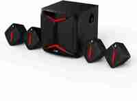 boAt Blitz 2000 Pro with Dynamic RGB LEDs, EQ Modes & Master Remote Control 160 W Bluetooth Home Theatre  (Space Black, 4.1 Channel)