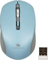 ZEBRONICS Zeb-Jaguar Wireless Mouse, 2.4GHz with USB Nano Receiver