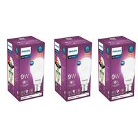 Philips Ace Saver 9 Watt LED Bulb, B22 (Cool Day Light), Pack of 3