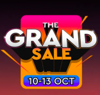 Croma the grand sale  up to 70 % off   10-13 Oct [10% off with ICICI bank ,Neucoin offers]