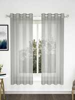 Story@Home Sheer Window Curtains Linen Look Semi Transparent