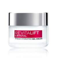 L'Oreal Paris Revitalift Crystal Fresh Hydrating Gel Cream, Oil-Free moisturiser, With Salicylic Acid, 15ml