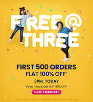 Upcoming: Firstcry Loot - Flat 100% off at 3pm Today