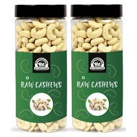WONDERLAND FOODS Whole Raw Cashew (Kaju) W400-Grade 1Kg (500g X 2 Jar) collect 100 coupon