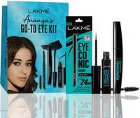Lakmé Ananyas Eyeconic Makeup Kit  (Kajal, Liquid Eyeliner, Curling Mascara, 15 g)