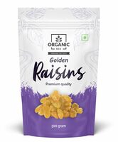 Organic Box 100% Natural and Premium Seedless Healthy Dry Fruit Seedless Green Raisins (1 Kg)