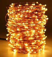 White and Yellow 10 Meter Plug-In LED String Light, By The Purple Tree