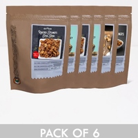 Evolve Snacks Roasted Peanuts Combo - Pack of 6 (300gm)