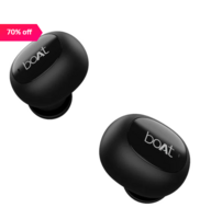 boAt Airdopes 121 v2 Earbuds with Upto 14 Hours Playback, LED Indicators (Active Black)