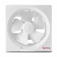 Lifelong LLEF10 250 mm Exhaust Fan for Kitchen, Bathroom with Strong Air Suction, Rust Proof Body and Dust Protection Shutters (1-Year Warranty, White)