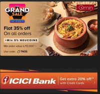 Qmin get up to 60 % offers