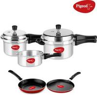 Pigeon Non-Stick Coated Cookware Set  (Aluminium, 5 - Piece)