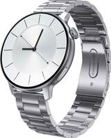 beatXP Evoke Neo 1.43'' Super AMOLED Display with BT Calling, Premium Metal Body & IP67 Smartwatch  (Ice Silver Strap, Free Size)