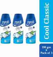 NYCIL Germ Expert Cool Classic Prickly Heat and Cooling Powder ( Pack of 3) (3 x 150 g)