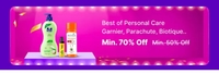 Tick Tock Deal Minimum 70% Off Grooming, body lotion, oil and more