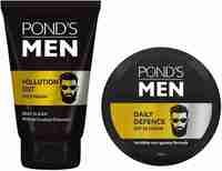 Pond's Men Pollution Out Facewash & Daily Defence Face Cream(155 g) (2 ltems in the set)