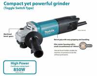 Makita M9513B 850W Angle Grinder, 100mm