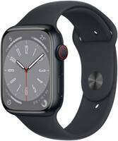 APPLE Watch Series 8 GPS ECG app, Temperature sensor, IPX6, Fall/Crash Detection 45mm  (Midnight Strap, Regular)