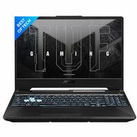 ASUS TUF Gaming F15, 15.6"(39.62 cms) FHD 144Hz, Intel Core i7-11800H 11th Gen, 4GB NVIDIA GeForce RTX 3050 Ti, Gaming Laptop (16GB/512GB SSD/Windows 11/90WHrs Battery/Black/2.30 Kg), FX506HE-HN382W