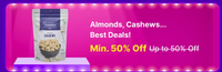 Upto 60% off on Dryfruits 