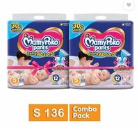 MamyPoko Extra Absorb - S  (136 Pieces) @ 44% Off
