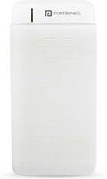 Portronics 10000 mAh Power Bank (12 W, Fast Charging)  (White, Lithium Polymer)