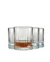 Pasabahce Glass Elysia Water/Juice/Whisky Tumbler 355 ml 4 Pcs Set, Transparent (PB Elysia)